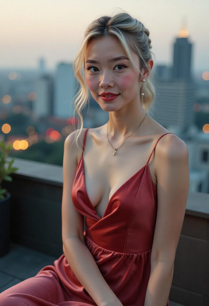 侧脸有光